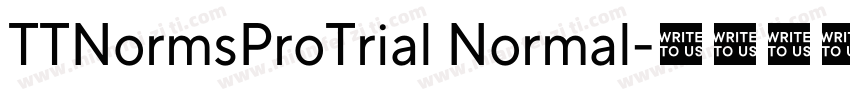 TTNormsProTrial Normal字体转换